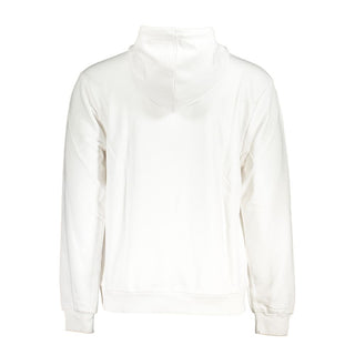 White Cotton Men's Hoodie
