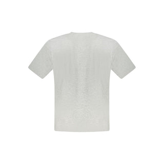 Camiseta gris de algodón para hombre