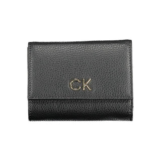 Cartera para mujer de poliuretano negro