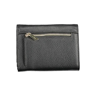 Cartera para mujer de poliuretano negro