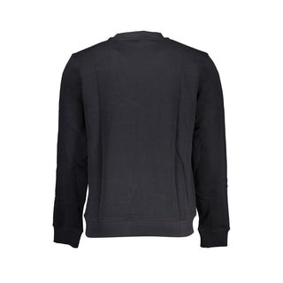 Schwarzes Baumwoll-Sweatshirt für Herren