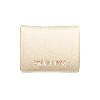 Beige Polyurethane Women's Wallet