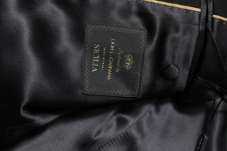 Abrigo blazer negro SICILIA con cristales para hombre  