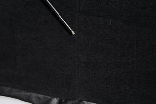 Black Cotton Cargo Jogger Sweatpants Pants