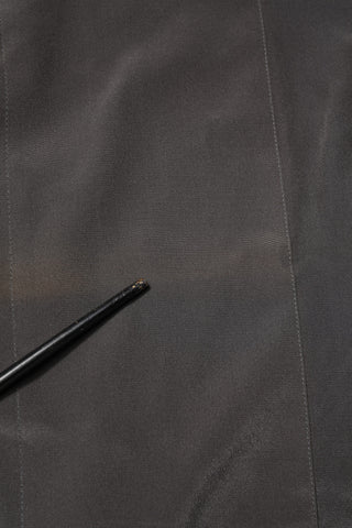 Dark Gray Silk GOLD Dress Formal Shirt