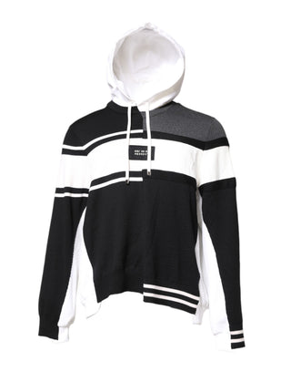 Mehrfarbiger Logo-Kapuzenpullover