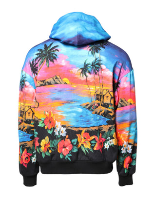 Mehrfarbiger Kapuzenpullover