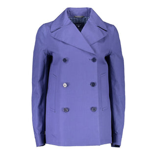Chaqueta de mujer de algodón azul