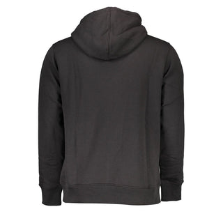 Sudadera de algodón negra para hombre