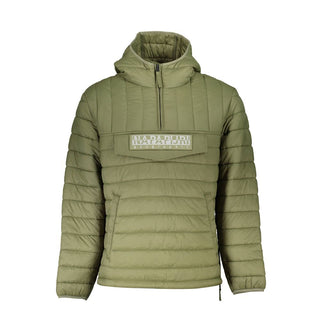 Chaqueta de hombre de poliamida verde