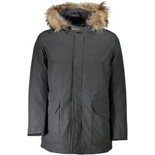 Gray Cotton Men's Jacket