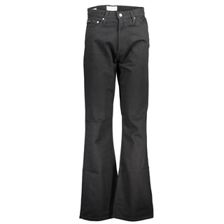 Jeans de algodón azul para mujer