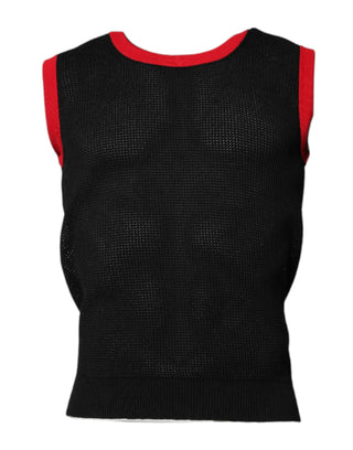 Black Cotton Slim Fit Round Neck T-shirt