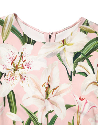 Multicolor Floral Print Round Neck Tank Top