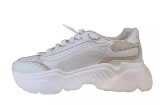 Zapatillas blancas Daymaster de corte bajo para hombre