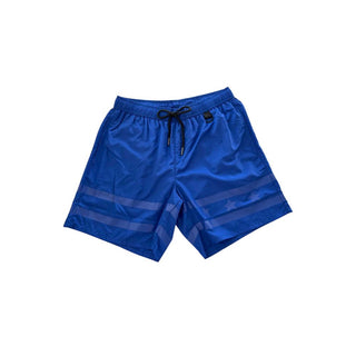 Blaue Polyester Herren Badeshorts