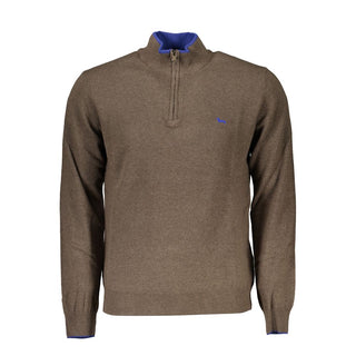 Brauner Viskose-Herrenpullover