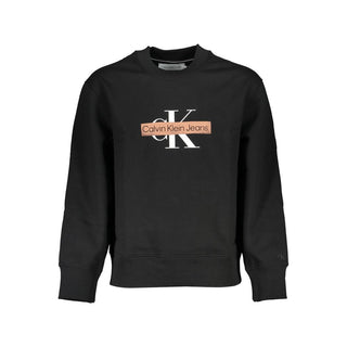 Sudadera de algodón negra para hombre