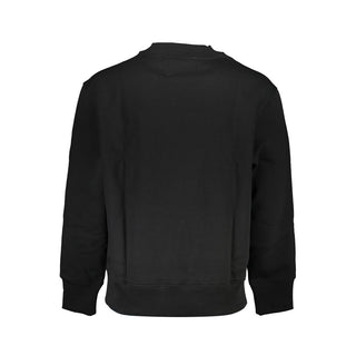 Sudadera de algodón negra para hombre
