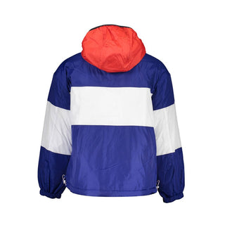 Blue Polyester Men's Jacket