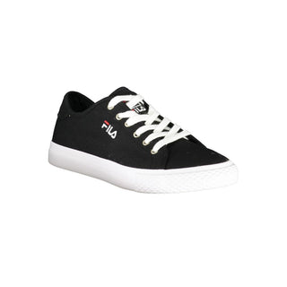 Schwarzer Polyester-Herren-Sneaker
