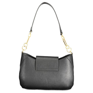 Black Polyurethane Women's Bag