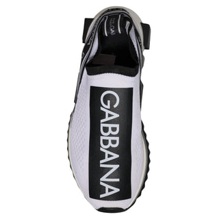 White Black Slip On Sorrento Sneakers Shoes