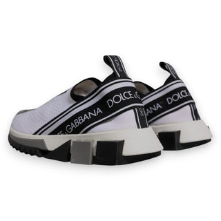 White Black Slip On Sorrento Sneakers Shoes