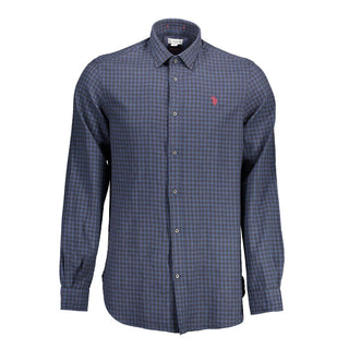Blue Cotton Men's Shirt