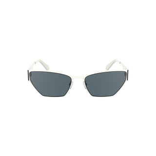 White Metal Women Sunglasses