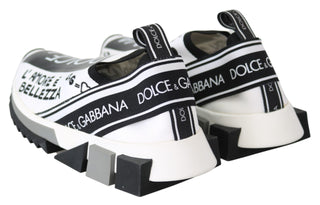 Zapatillas Sorrento slip-on blancas y negras