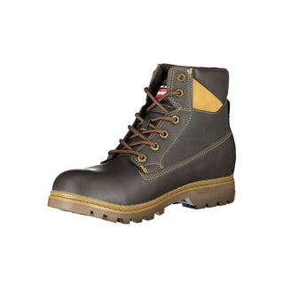 Marrone Polyurethan Herren-Stiefelette