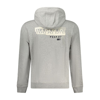 Grigio Cotton Herren-Kapuzenpullover