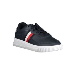 Blu Leder Herren Sneaker