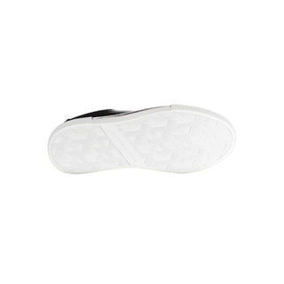 Black Leather Women's Sneaker