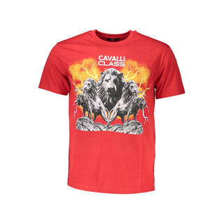 Red Cotton Men's T-Shirt