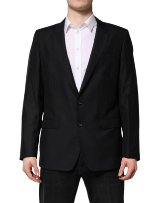 Dunkelblauer MARTINI Wollblazer Mantel Jacke