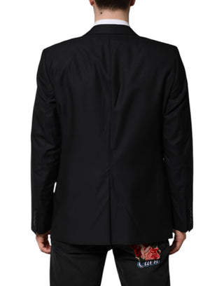 Dunkelblauer MARTINI Wollblazer Mantel Jacke