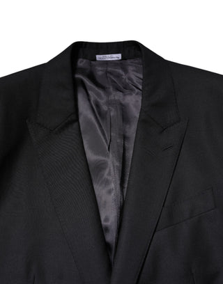 Dunkelblauer MARTINI Wollblazer Mantel Jacke