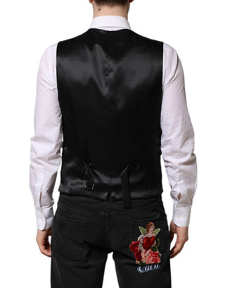 Chaleco formal para hombre rosa de satén floral