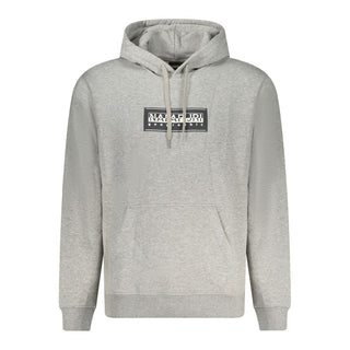 Sudadera de algodón gris para hombre