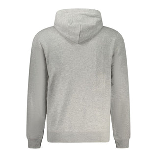 Sudadera de algodón gris para hombre