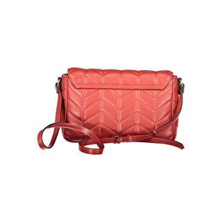 Rote Polyethylen-Handtasche