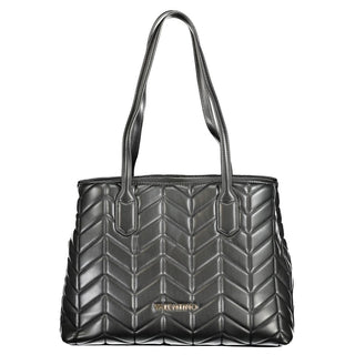 Bolso de mujer de poliuretano negro