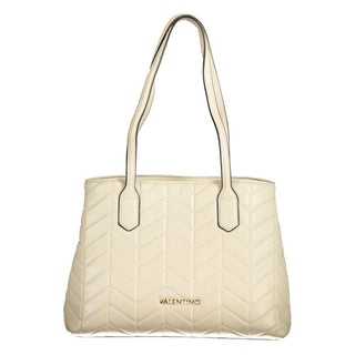 Beige Polyethylen-Handtasche