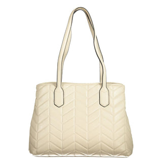 Beige Polyethylen-Handtasche