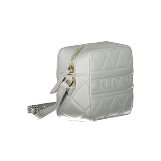 Grey Polyurethane Women Bag