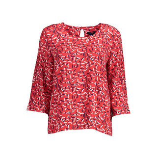 Roter Viskose-Damenpullover
