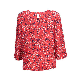 Roter Viskose-Damenpullover