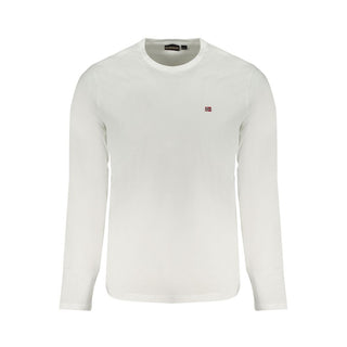 White Cotton Men T-Shirt